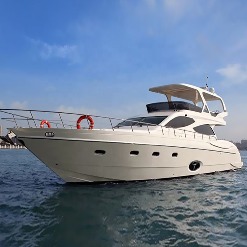 Customizable 17m Aluminum Yacht with Aluminum Hull Outboard Engine Fuel New Cabin Cruiser for Leisure